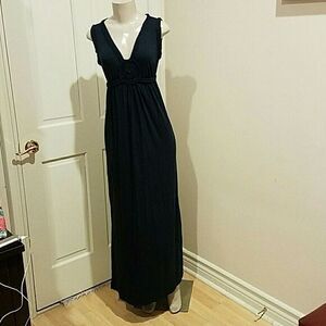 New STUDIO M Long Maxi navy dress size small